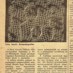 A DUNÁNTÚLI NAPLÓBÓL (1980 OKT. 26)